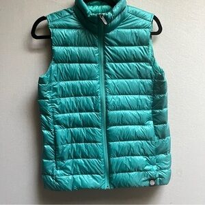 REI Teal Outdoor Down Puffer Vest M